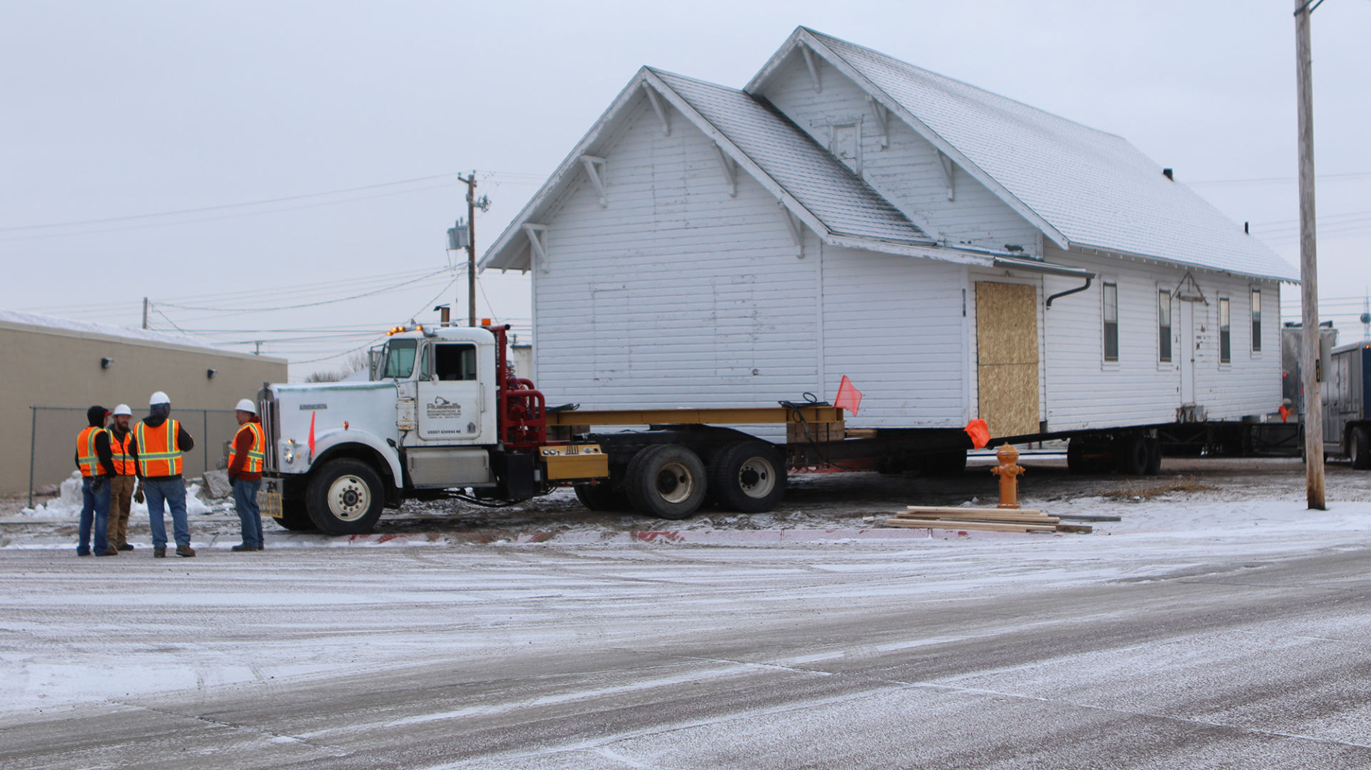PHOTOS: Japanese Hall moved to Legacy of the Plains